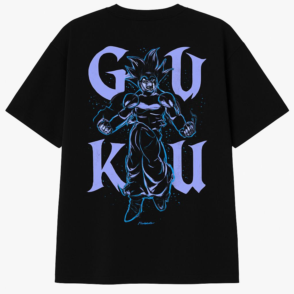 GARMIN Men's Oversized Goku Ultra
Instinct T-Shirt - Dragon Ball Z Anime...